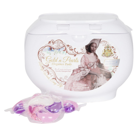 Gold n Pearls 4-in-1 Laundry Detergent Pods – Cherry Velvet (36 Pods)