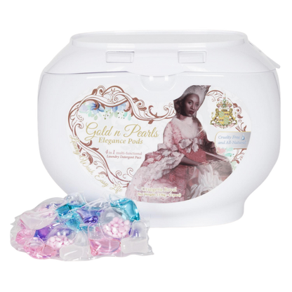 Gold n Pearls 5-in-1 Multifunctional Laundry Pods – Orangerie Royal (42 Pods)